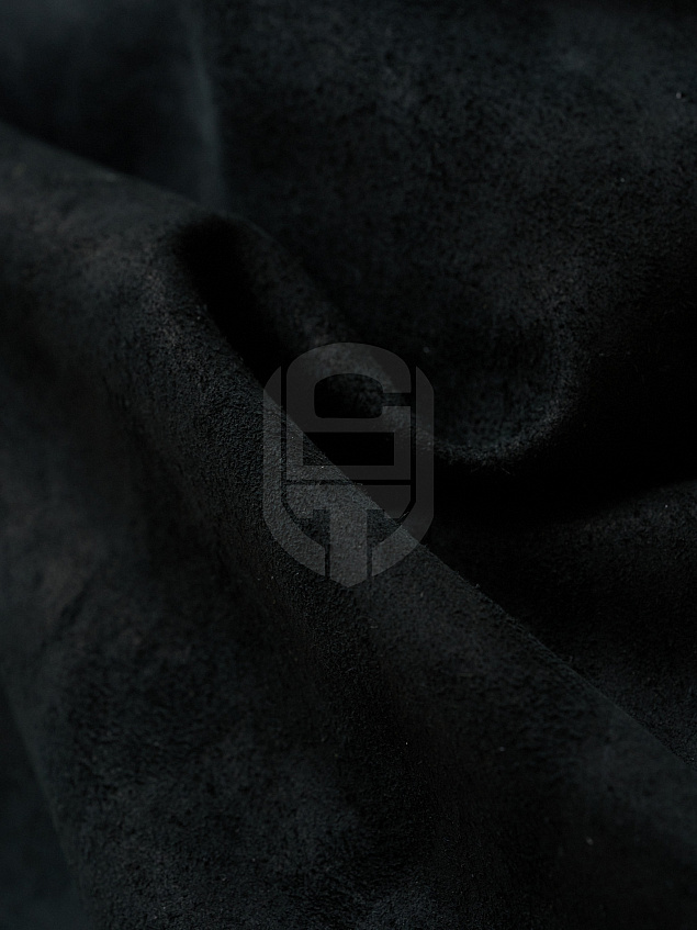 Фартук спилковый цельнокроеный (черный) - фото 7